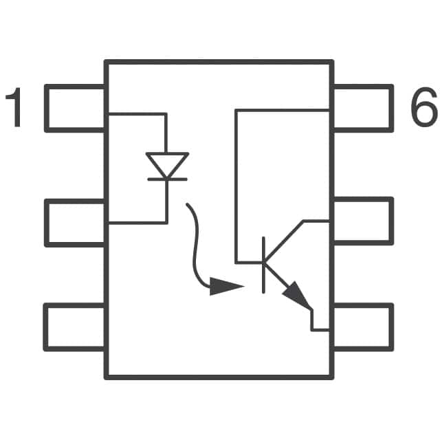 CNY17-1 Vishay Semiconductor Opto Division  Optoisolators - Transistor Photovoltaic Output